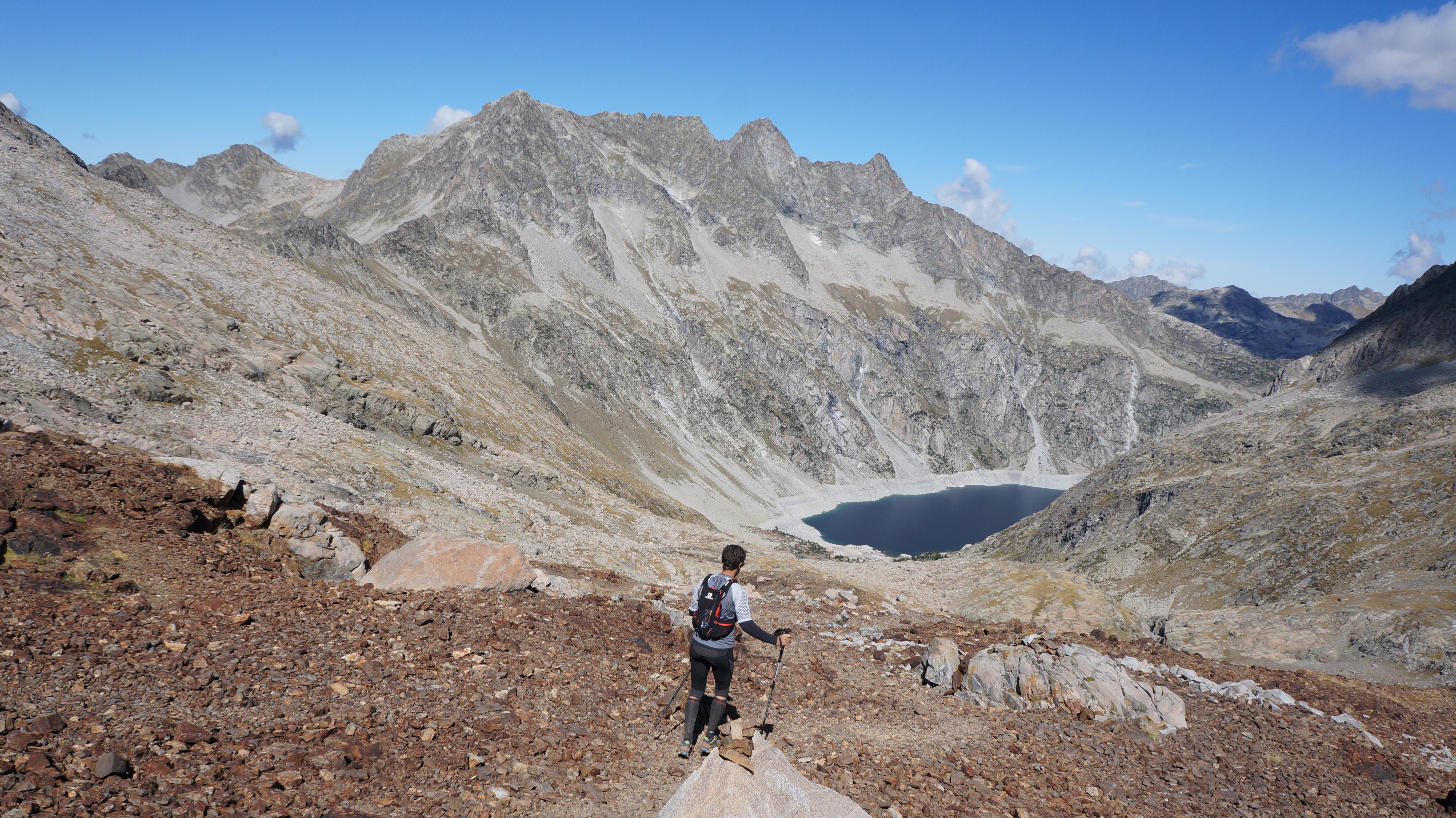 Pic Maubic (3058 m) – Pic Badet (3160 m) – Pic Maou (3074 m) depuis Cap de Long
