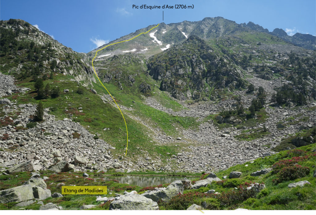 Pic d’Étang Faury (2702 m) – Pic d’Esquine d’Ase (2706 m) depuis Mérens-d’en-Haut