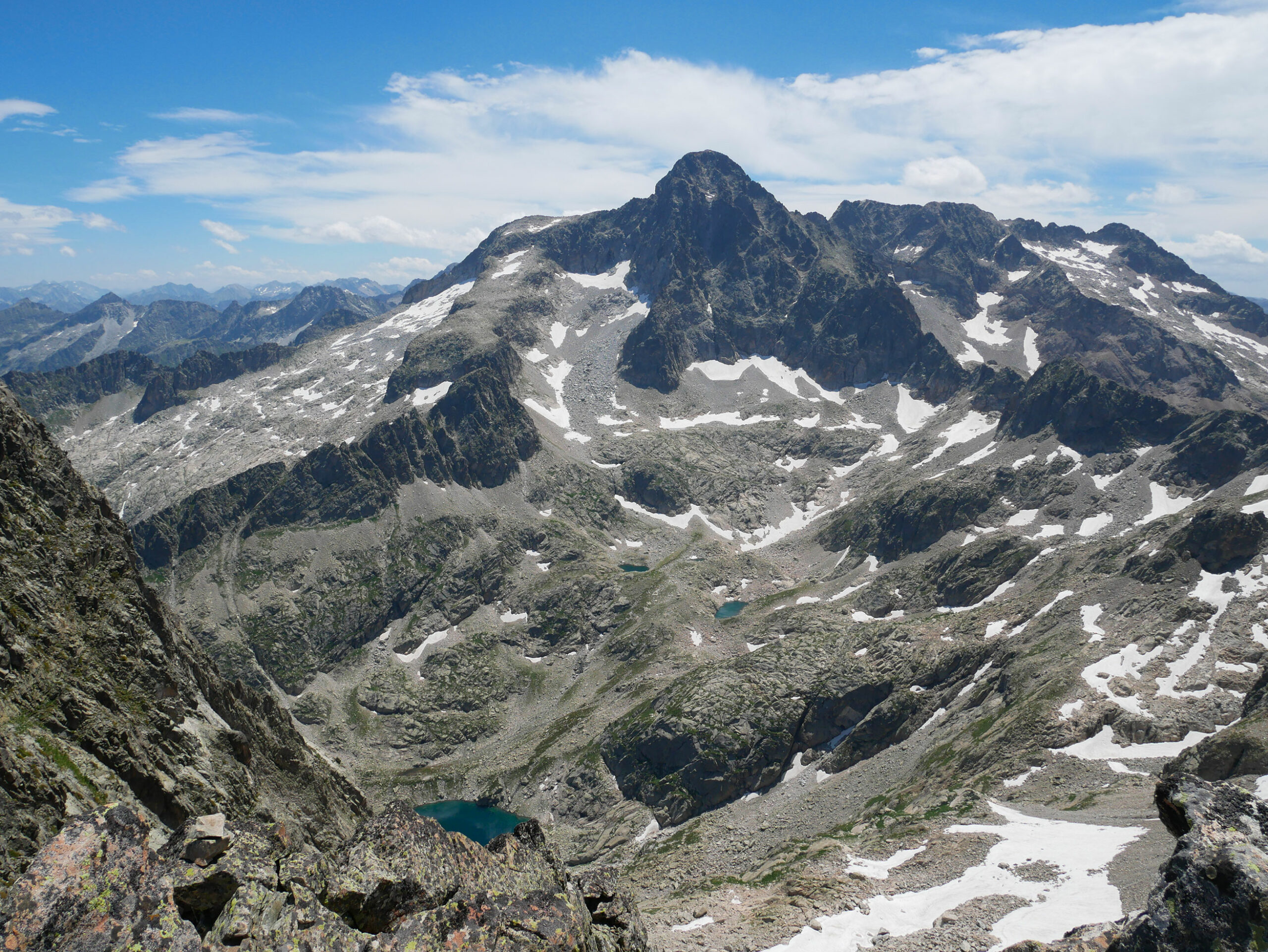 Balaïtous depuis l'arête SE du Palas