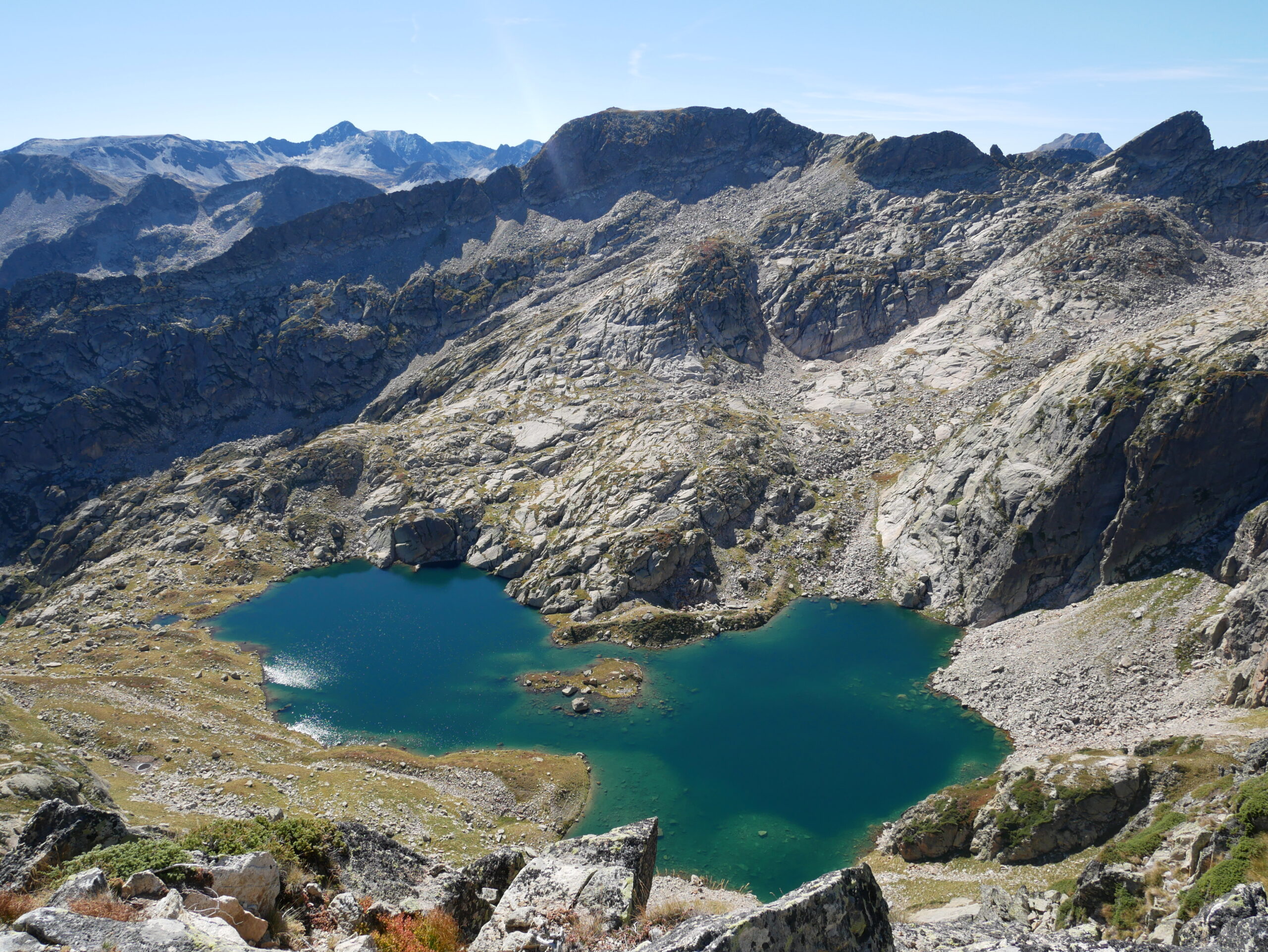 Etang des Peyrisses, pics d'Etang Faury et de Nabre