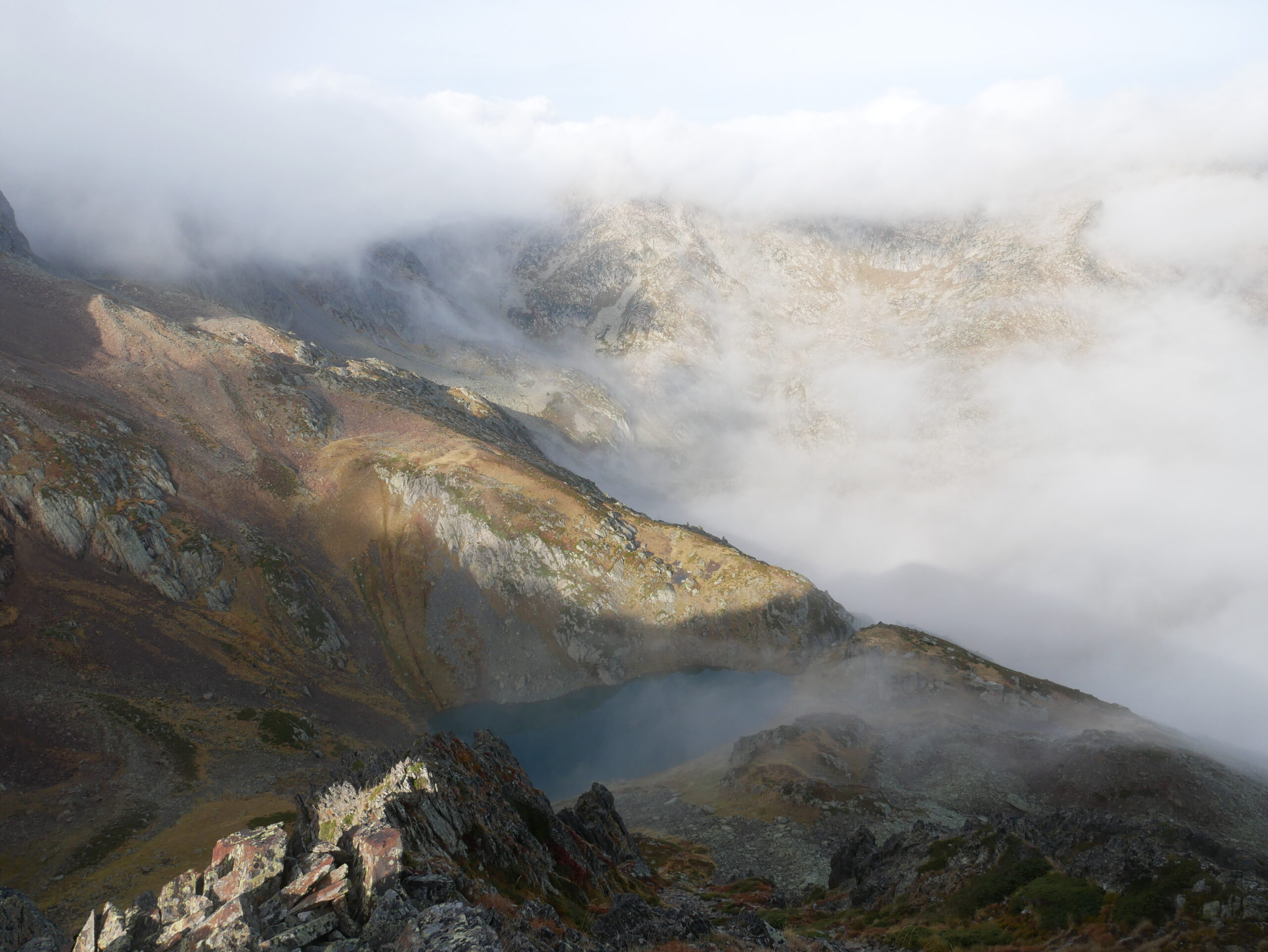 Pointe de Recous (2447 m) – Pointe de Montestaure (2562 m) depuis le parking de l’Artigue