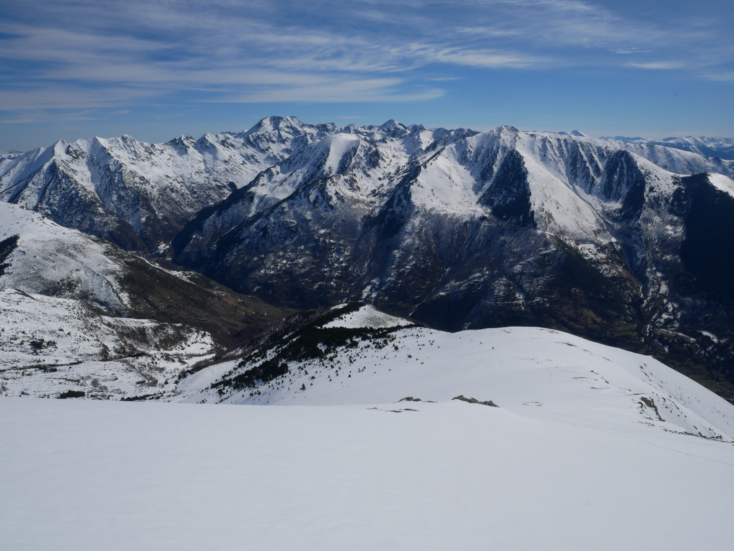 Pic de Qüenca (2636 m) depuis la piste de Moredo