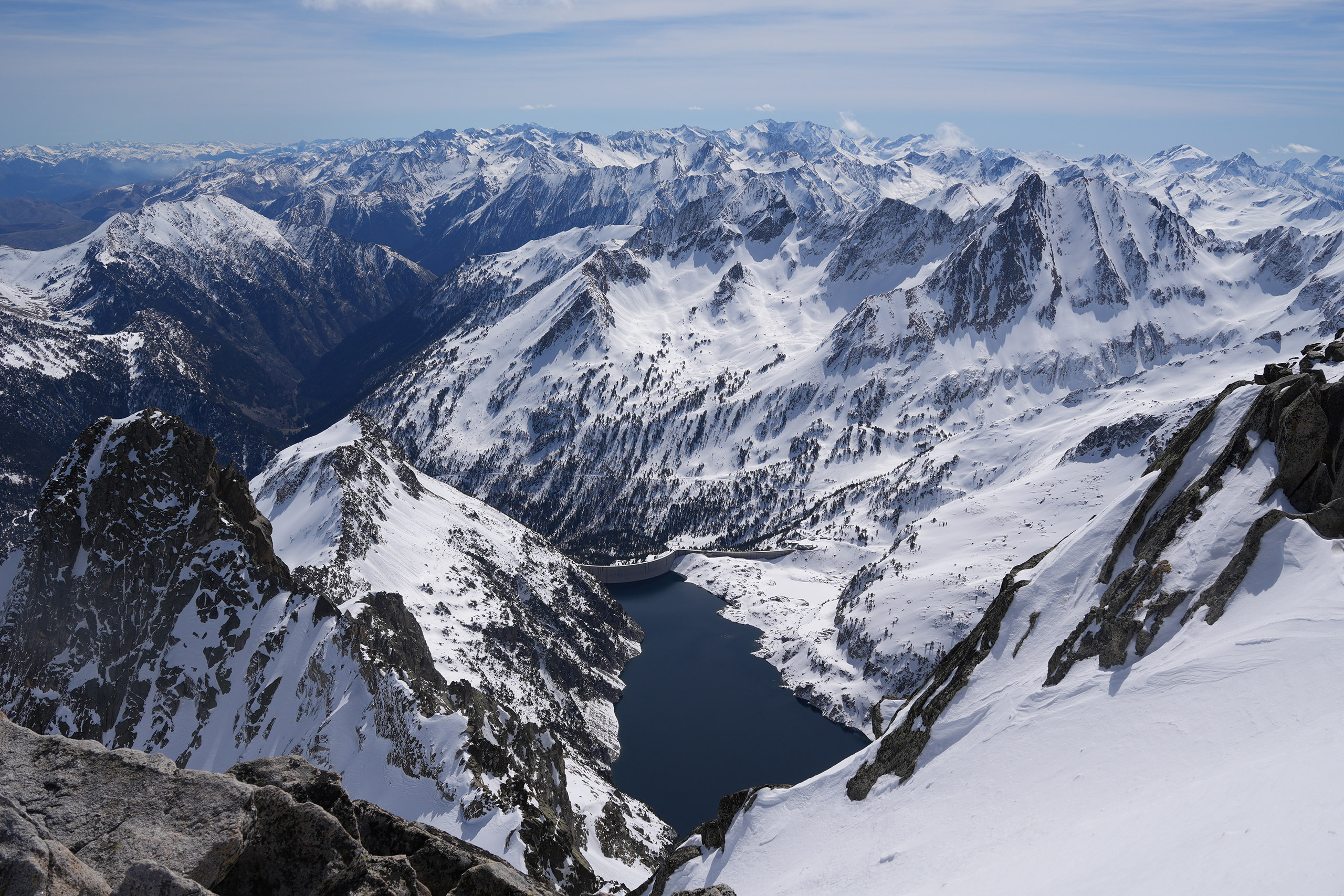 Lac de Cap de Long et Ramougn à gauche