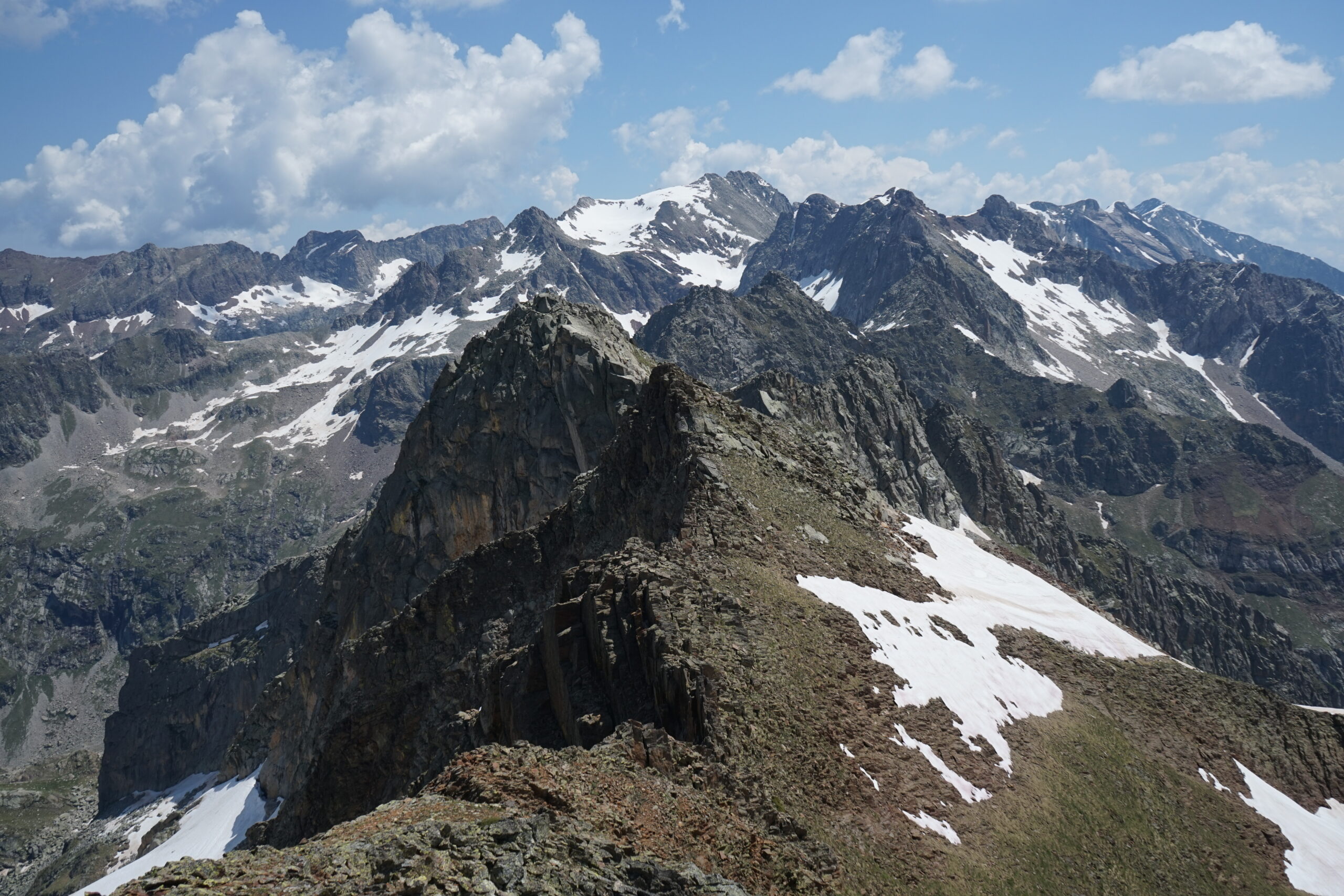 Pointe Maury depuis le pico de la Madera