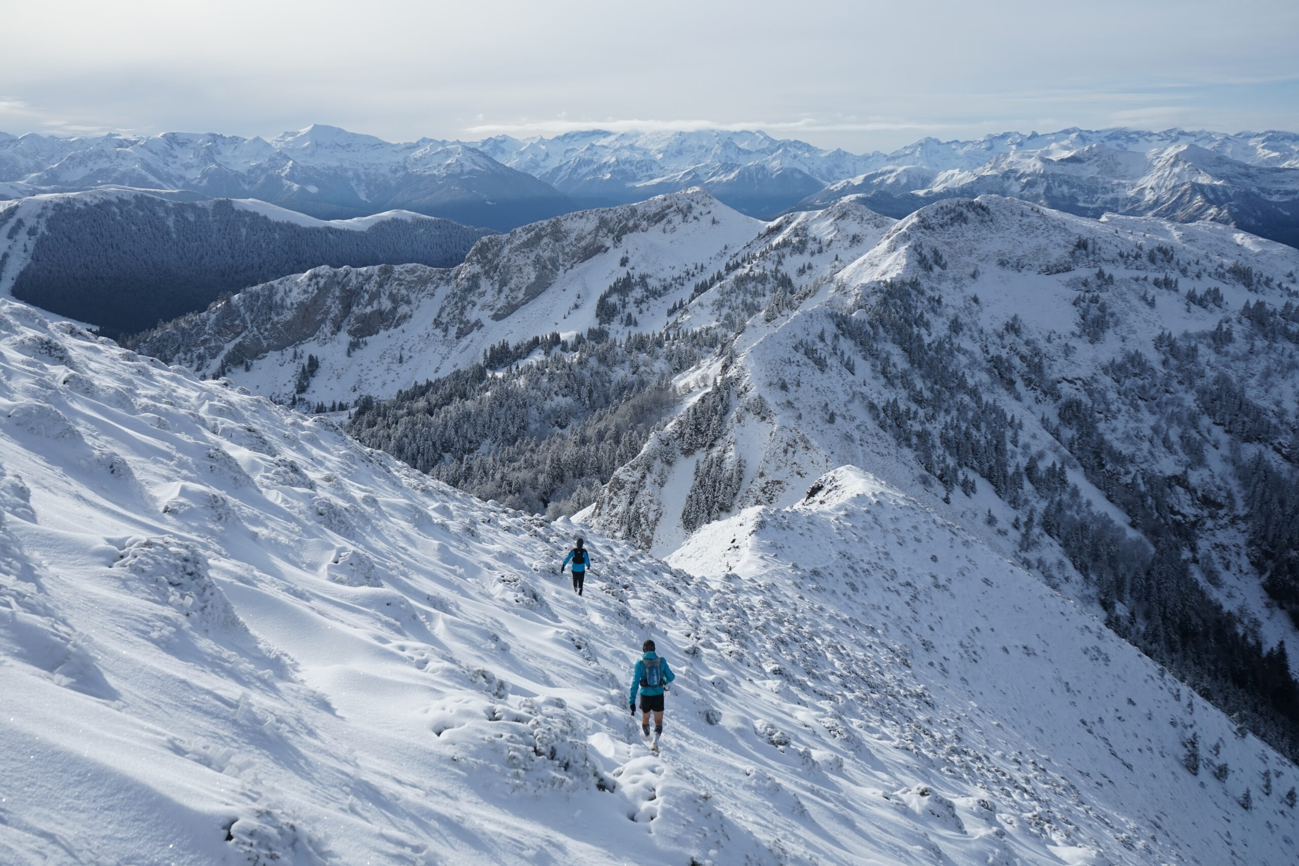 Descente vers le col du Pas de l'Âne