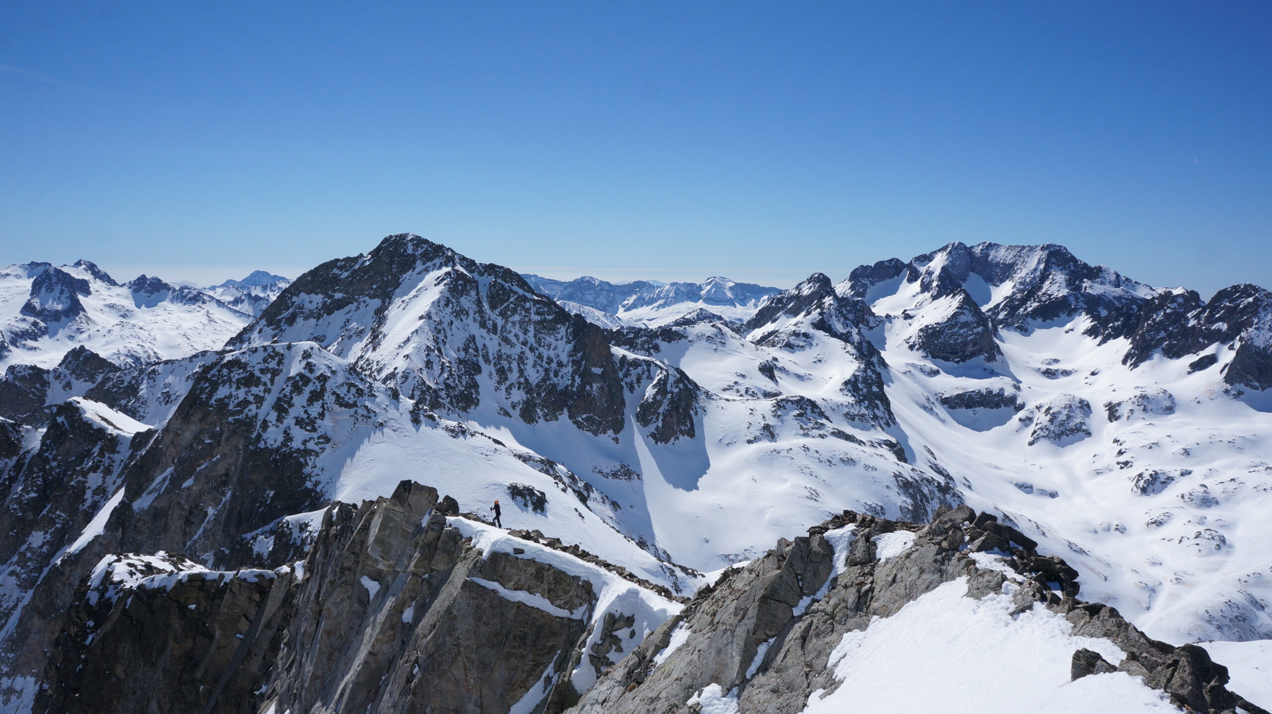 Au sommet du pic de Cambalès