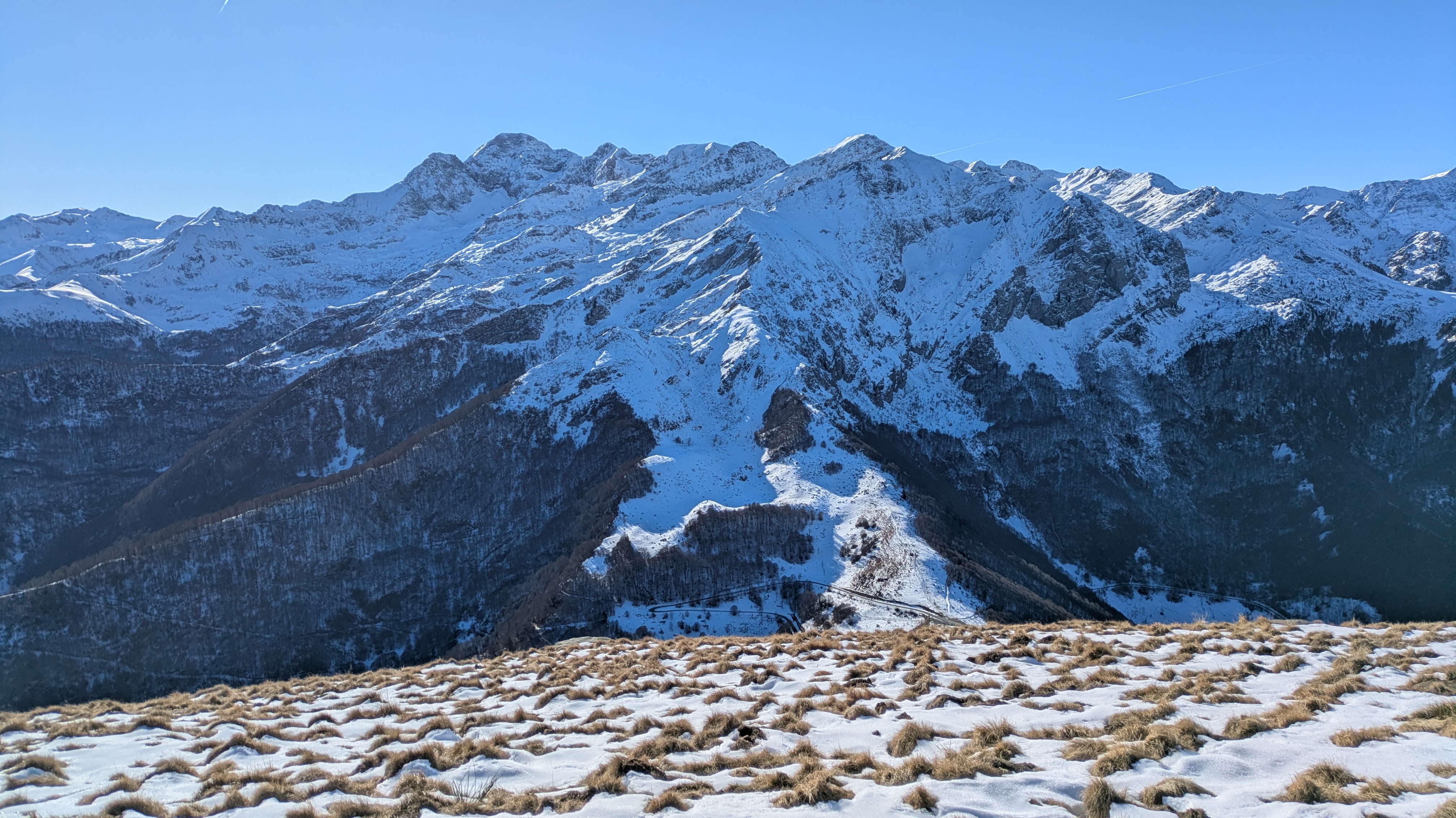 Cap de Bouirex (1873 m) depuis le col de Catchaudégué